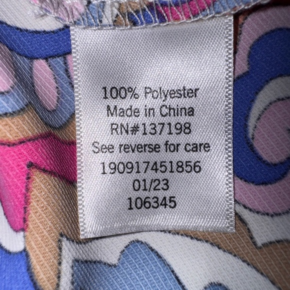 INTEMPO WOMEN'S MIDI DRESS MULTICOLOR LONG SLEEVE WRAP DRESS SIZE XS - Picture 14 of 15